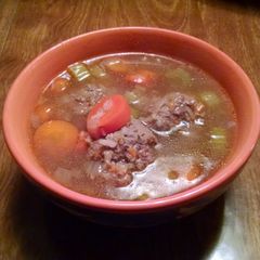 A picture of Albondigas Soup.
