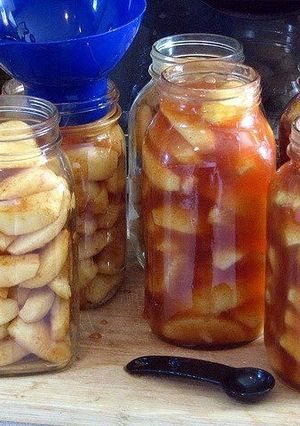 A picture of Cooked Apples.