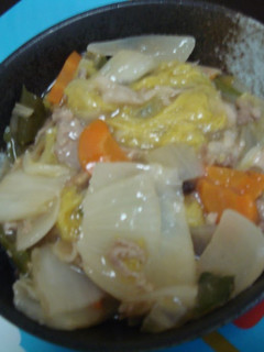 A picture of Simple and Refreshing Vinegar Happosai Stir-Fry.