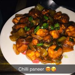 A picture of Chili paneer.
