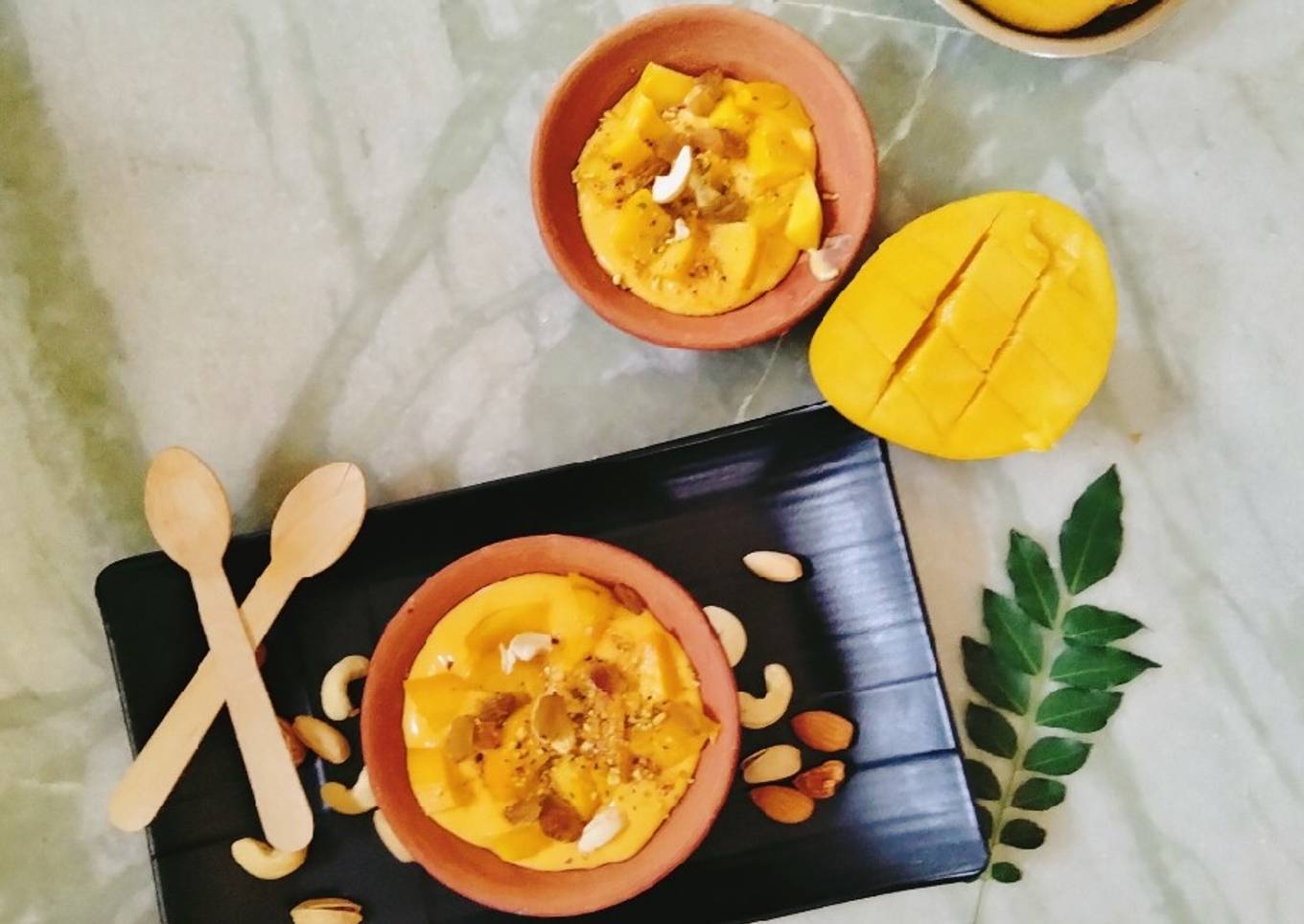 Mango shrikhand ❤️😋😋😋😋😋❤️