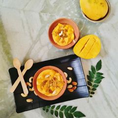 Mango shrikhand ❤️😋😋😋😋😋❤️ A picture of Mango shrikhand ❤️😋😋😋😋😋❤️.