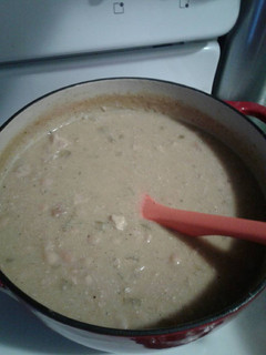 A picture of Chicken chili.