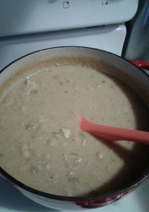 A picture of Chicken chili.