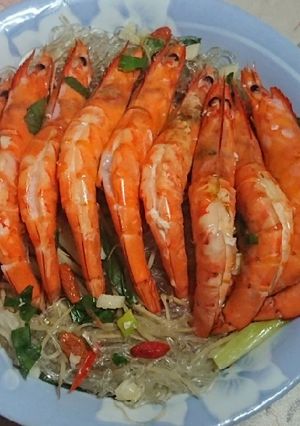鮮蝦粉絲堡 的食譜成品照片