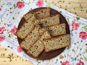 Una foto de pan de harina de arvejas