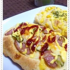 A picture of Savory Bread Made with Pancake Mix.