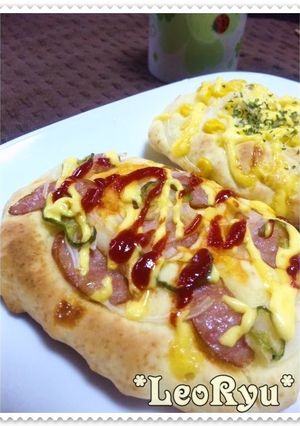 A picture of Savory Bread Made with Pancake Mix.