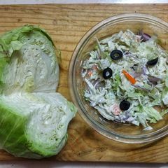 A picture of Cabbage coleslaw.