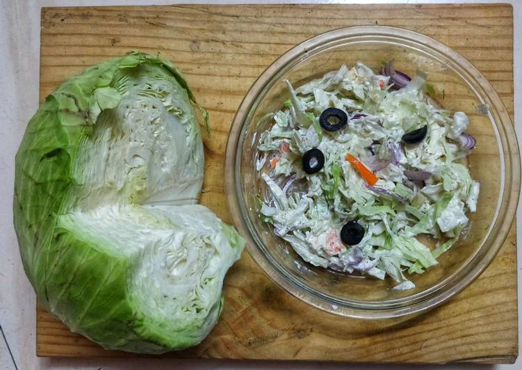 Steps to Prepare Ultimate Cabbage coleslaw