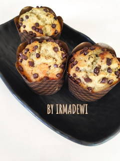 Foto resep Muffin Pisang Chocochips Panggang