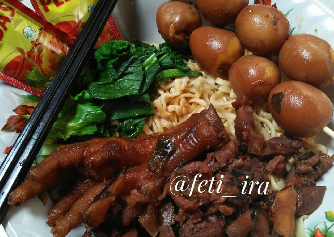 Mie ayam ceker
