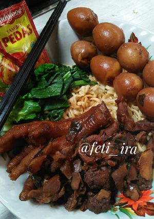 Foto resep Mie ayam ceker