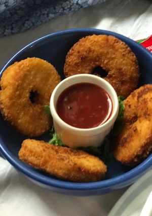 A picture of Chicken doughnut.