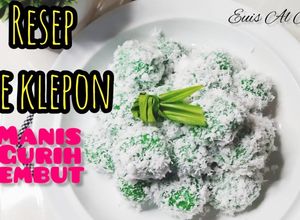Foto resep Kue klepon tepung ketan isi gula merah (Lembut,manis, gurih)