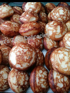 A picture of Soft yummy vitumbua/ rice pancakes.