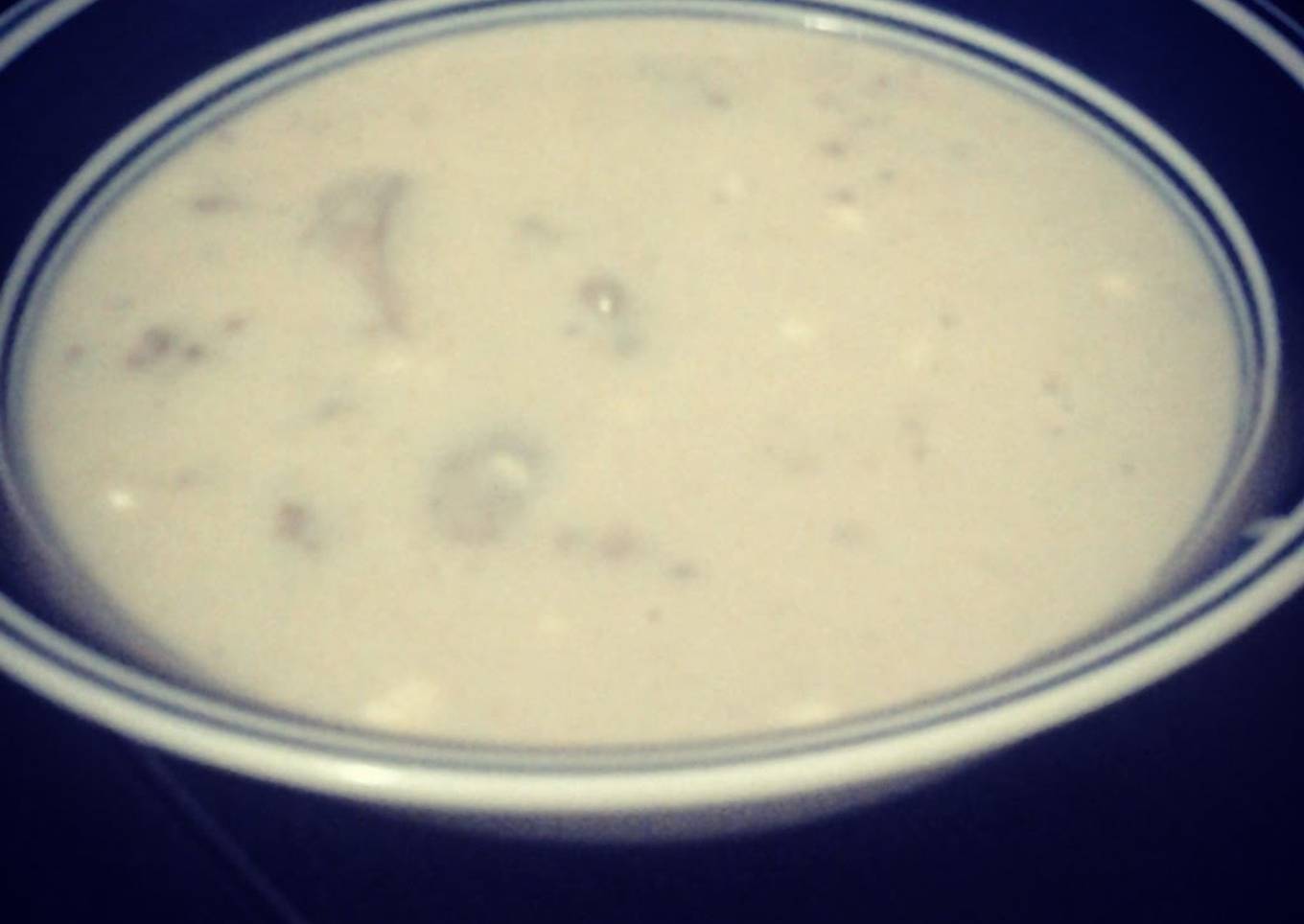 Recipe of Super Quick Homemade Beefy Cream of Mushroom Soup