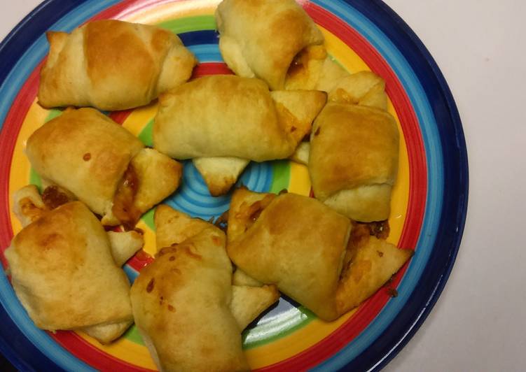 Recipe of Super Quick Homemade Pepperoni croissant rolls