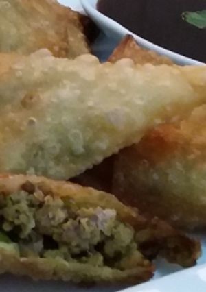 A picture of Beef Samosa.