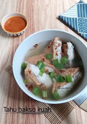 Foto resep Tahu bakso kuah