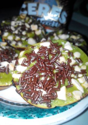 Foto resep Kue Cubit Matcha Topping Kacang Meses (No Mixer)