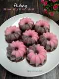 572.Puding Strawberry Oreo Coklat