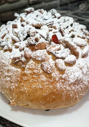 Una foto de Pan dulce Navideño tipo "Genovés"
