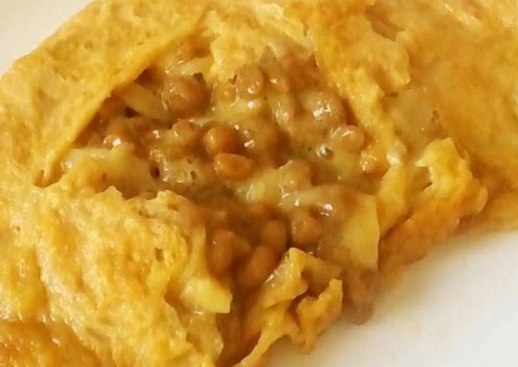 How to Prepare Favorite Gooey Cheesy Natto Omelet
