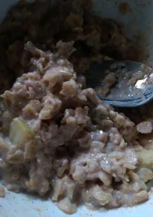 A picture of Apple cinnamon porridge!.
