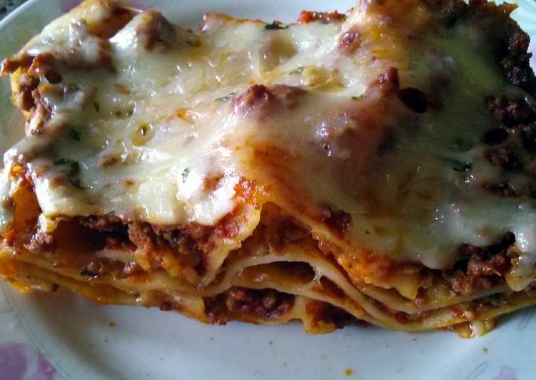 Recipe of Super Quick Homemade Lasagna