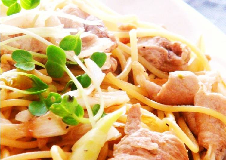 Recipe of Quick Japanese-Style Yuzu Pepper Pasta