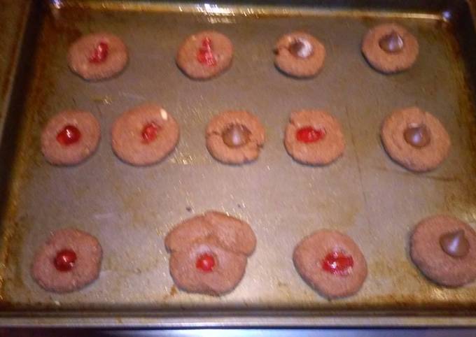 Recipe of Any-night-of-the-week Hershey kiss chocolate Blossom cookies