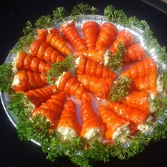 A picture of "Stuffed Carrots".