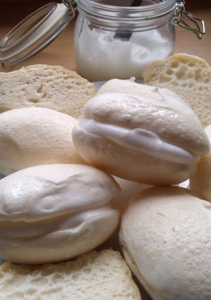 A picture of Vickys Amazing Eggless Meringues, GF DF EF SF NF.