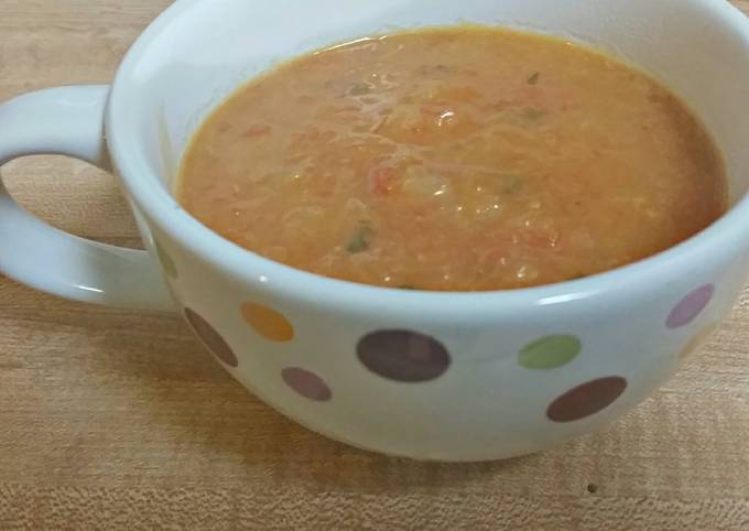 Simple Way to Prepare Quick Tomato Bisque adapted from Rumford Complete Cookbook - 1934