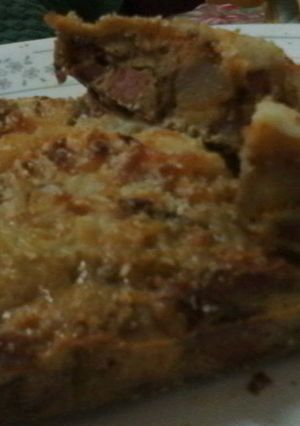 A picture of Potato Sausage Egg Bake.