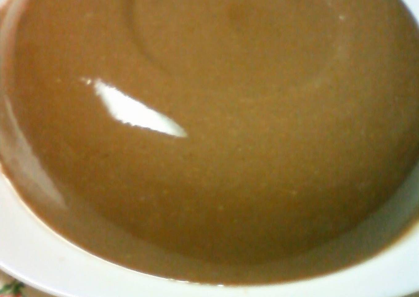 Rich Cocoa Pudding with Tofu and Soy Milk