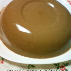 A picture of Rich Cocoa Pudding with Tofu and Soy Milk.