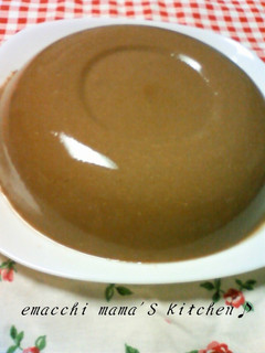A picture of Rich Cocoa Pudding with Tofu and Soy Milk.