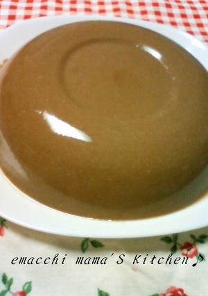 A picture of Rich Cocoa Pudding with Tofu and Soy Milk.