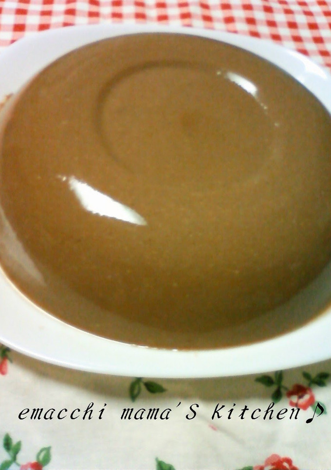 A picture of Rich Cocoa Pudding with Tofu and Soy Milk.