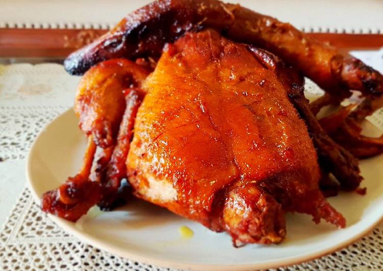 Bagaimana Menyiapkan Honey Roasted Duck Top Enaknya