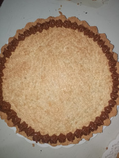 Una foto de Tarta de coco con dulce de leche