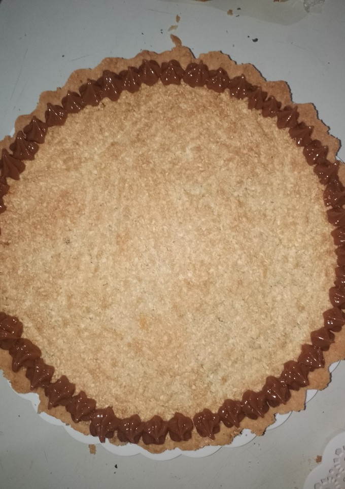 Una foto de Tarta de coco con dulce de leche
