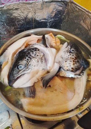Foto resep Sup ikan Salmon