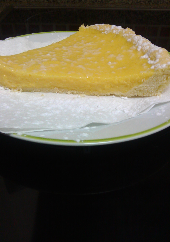 Una foto de Tarta de crema de melocotón en Thermomix