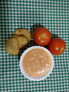 Una foto de Salmorejo