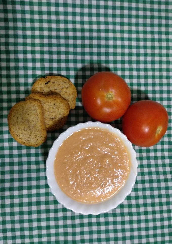 Una foto de Salmorejo