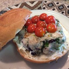 A picture of Fresh Tuna Burger.