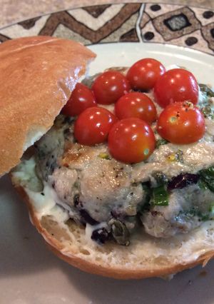 A picture of Fresh Tuna Burger.